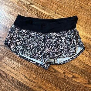 Lululemon Floral Running Shorts
